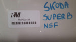 SKODA SUPERB MK2 FRONT LEFT PANEL DOOR IN WHITE 1026