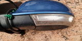 VW GOLF MK5 LEFT SIDE WING MIRROR BLUE LC5G