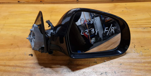AUDI A3 8P FRONT RIGHT SIDE WING MIRROR BLACK LZ9Y