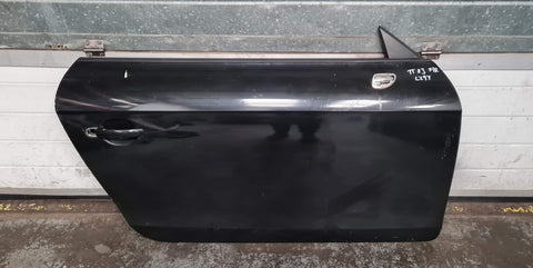 AUDI TT 8J RIGHT SIDE BARE PANEL DOOR BLACK LZ9Y