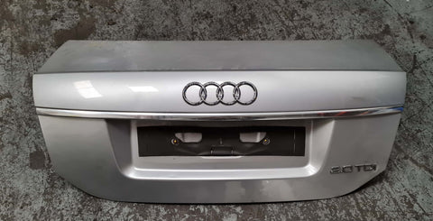 AUDI A6 C6 BOOT LID TAILGATE IN SILVER LY7W