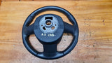 AUDI A3 8P7 BLACK LEATHER STEERING WHEEL 8R0419091F