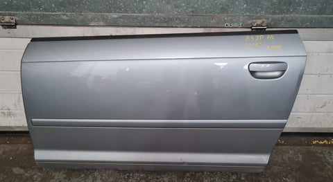 AUDI A3 8P LEFT SIDE BARE PANEL DOOR SILVER LY7J