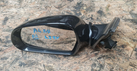 AUDI A4 B8 FRONT LEFT SIDE WING MIRROR BLACK LZ9Y