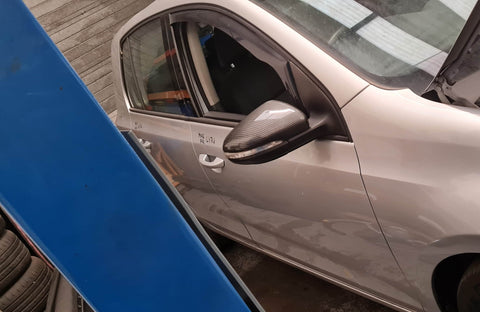 VW GOLF MK6 5 DOOR FRONT RIGHT SIDE BARE PANEL DOOR IN SILVER LY7W