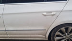 VW PASSAT CC REAR LEFT SIDE BARE PANEL DOOR WHITE LB9A