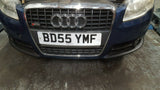 AUDI A4 B7 S LINE COMPLETE FRONT BUMPER IN BLUE LZ5C