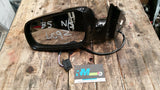 VW PASSAT B5 FRONT LEFT SIDE WING MIRROR IN BLACK LC9Z