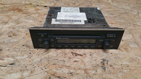 AUDI A4 B7 CONCERT RADIO CD PLAYER WITH CODE 8E0035186D
