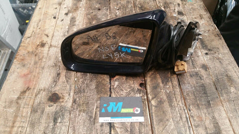 AUDI A4 B6 FRONT LEFT SIDE WING MIRROR BLUE LY5K