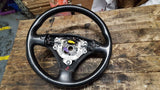 AUDI A4 B6 BLACK LEATHER STEERING WHEEL 8E0419091BA