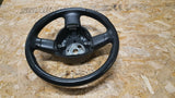 AUDI A3 8P 3 SPOKE BLACK LEATHER STEERING WHEEL 8P0419689A